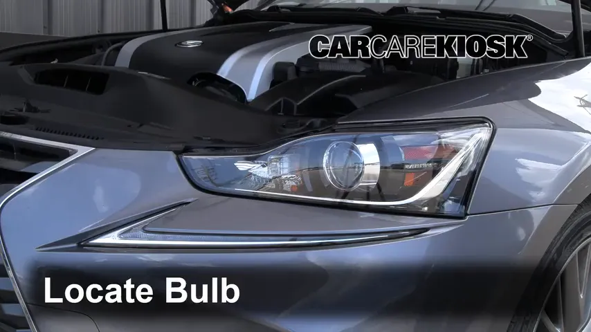 2018 Lexus IS300 3.5L V6 Luces Faro delantero (reemplazar foco)